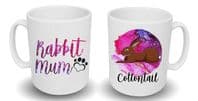 Personalised 'Rabbit Mum' Mug with Name & Image
